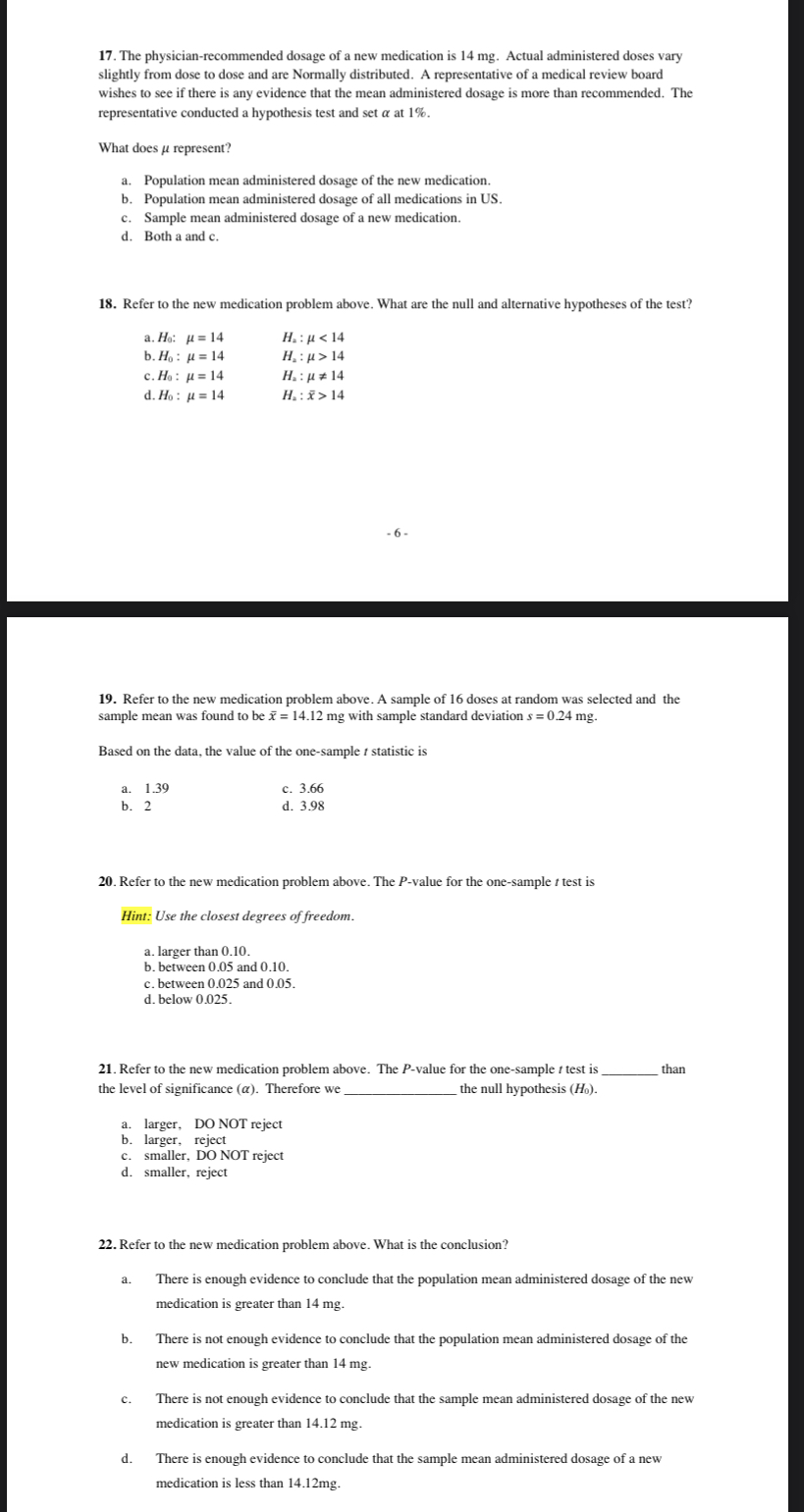 data. So there is a time gap between setting hypotheses and obtaining