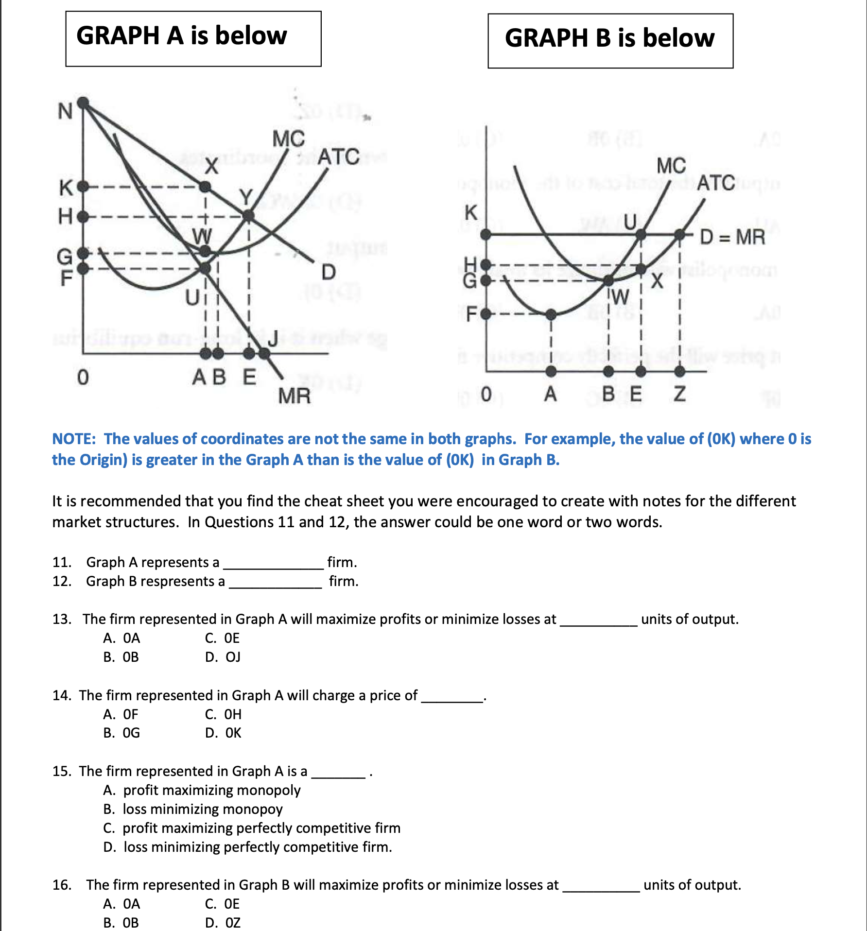 at the point where A. marginal cost increases. B. marginal cost decreases.