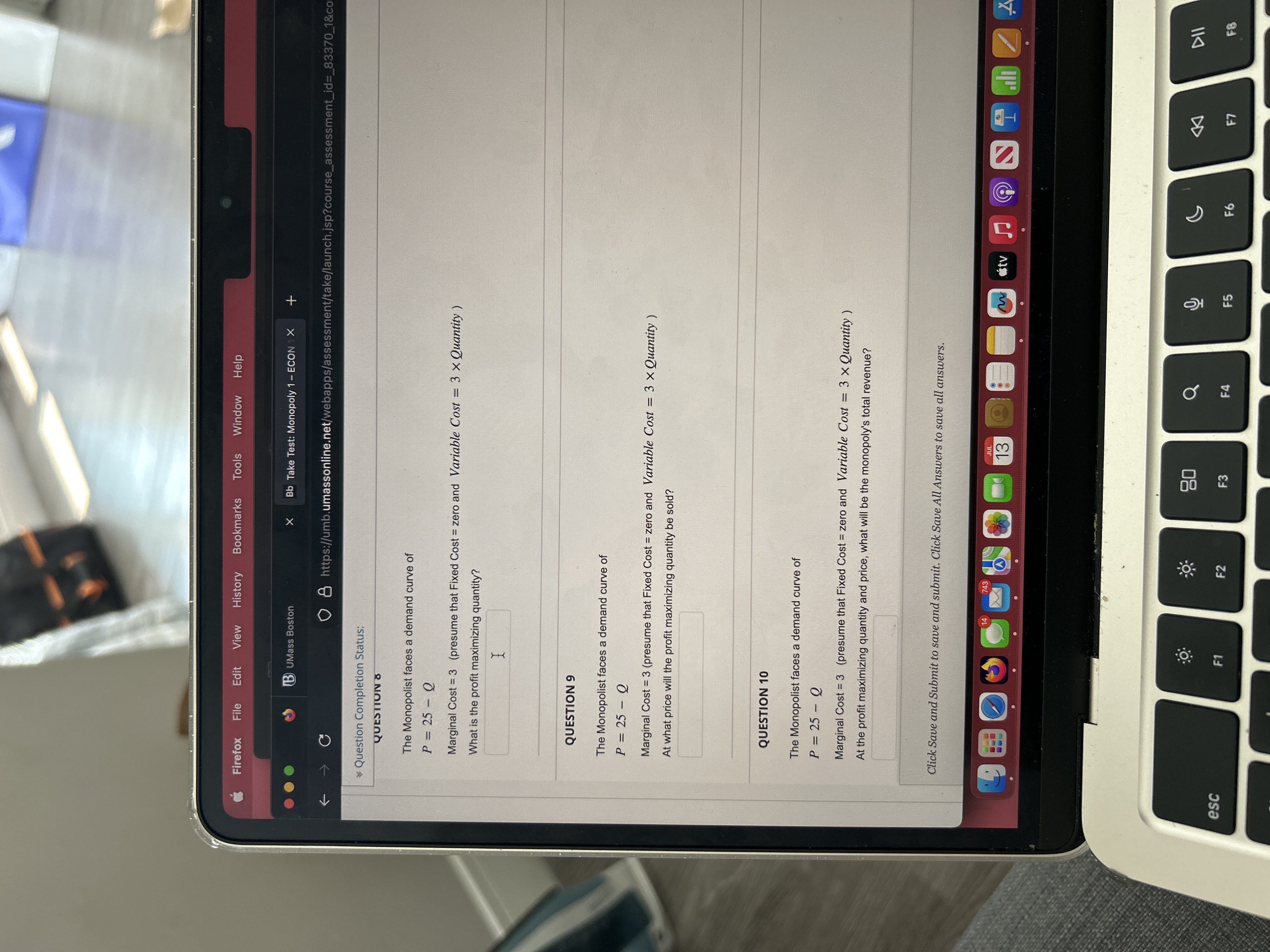 Firefox File Edit View History Bookmarks Tools Window Help (B UMass