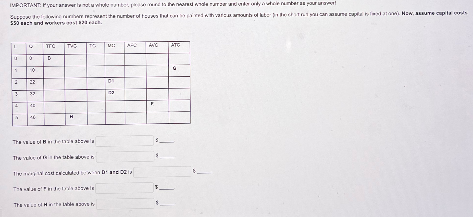 Please help with the specific missing and how IMPORTANT: If your answer