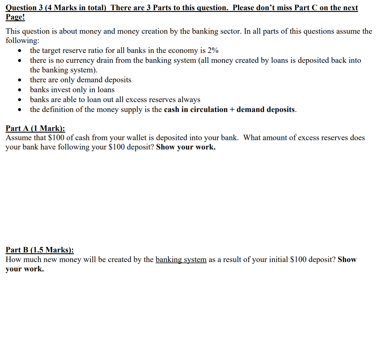 the adjustment process towards long-run equilibrium"Question 2 (5 Marks in total). There