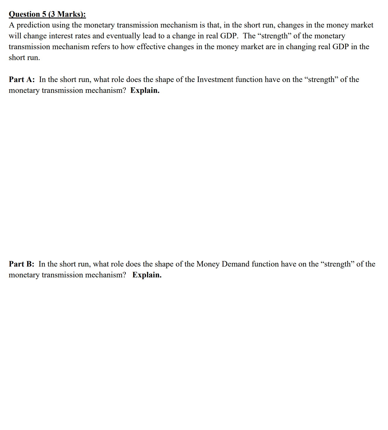 Aggregate Demand - Aggregate Supply diagram below. Be sure to include all