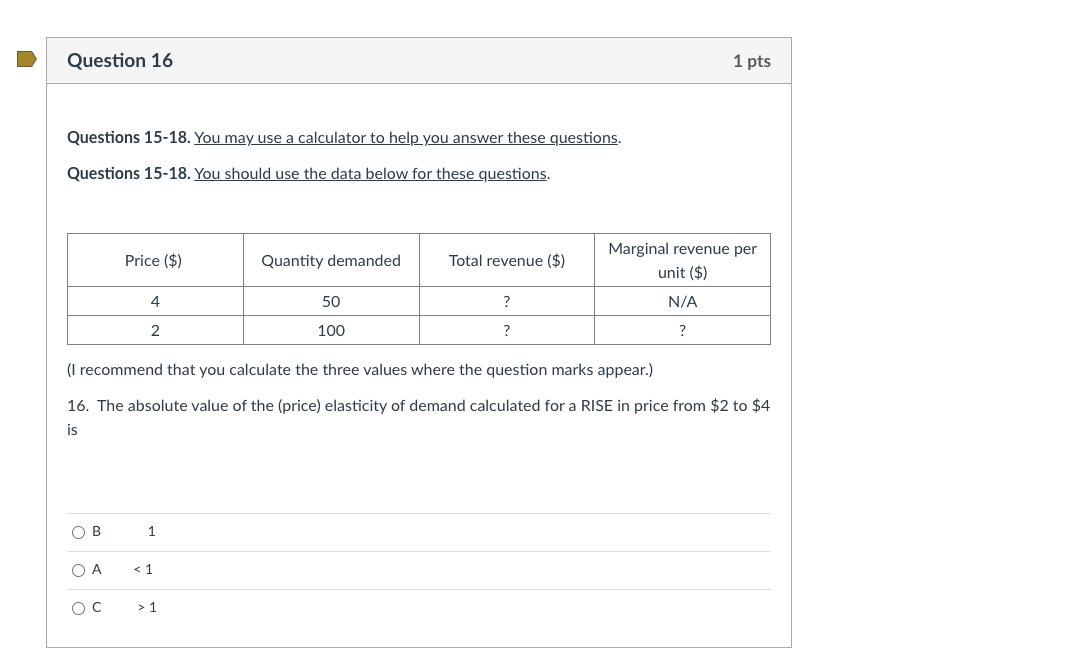 Timed assignment needed help Question 16 1 pts Questions 15-13. You may:r