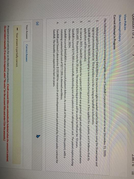any resultant amortization. (Credit account titles are automatically indented when the amount