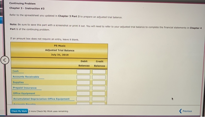Receivable 2,750 Supplies 1,020 2,700 Prepaid Insurance Office Equipment Accounts Payable 7,500