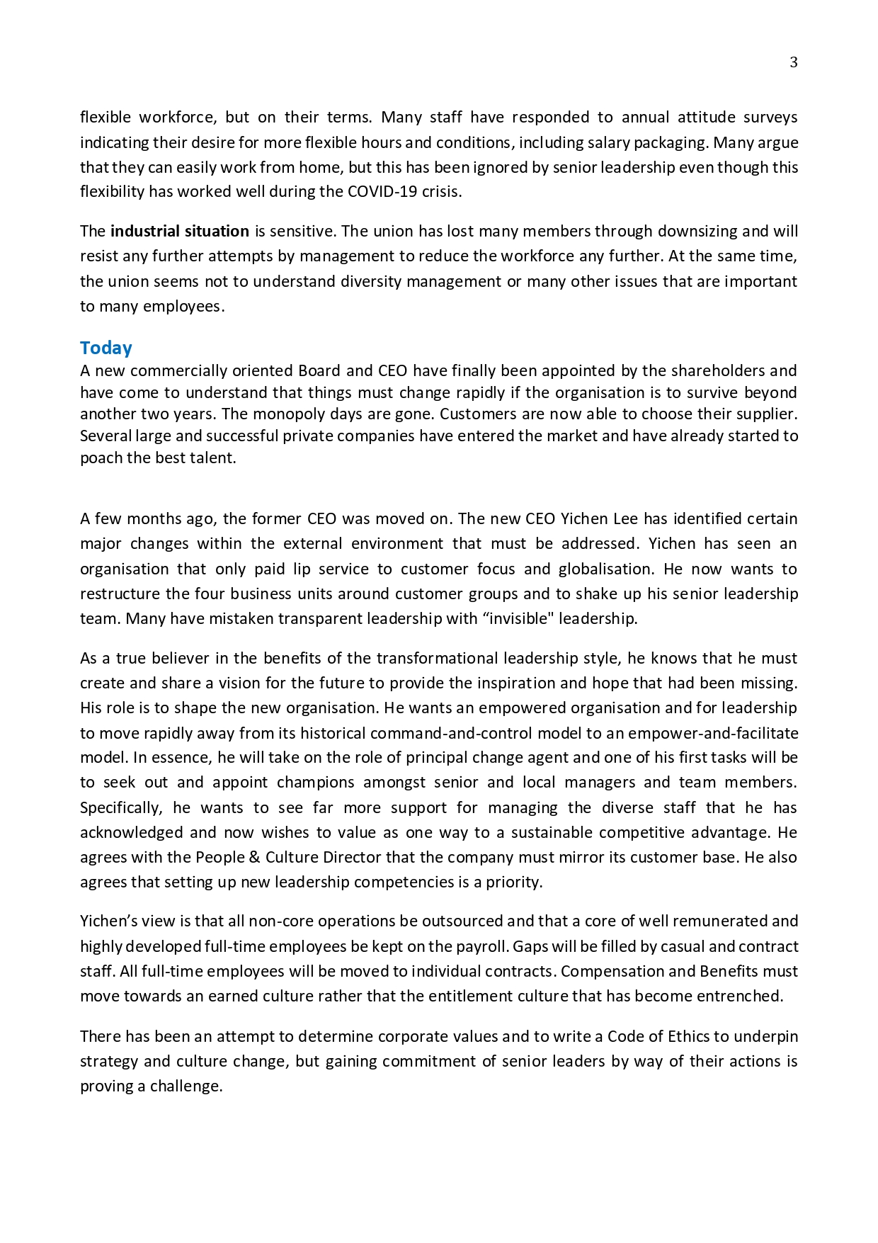 and employs 3,000 peoplein avariety of roles including trades, professional, management and