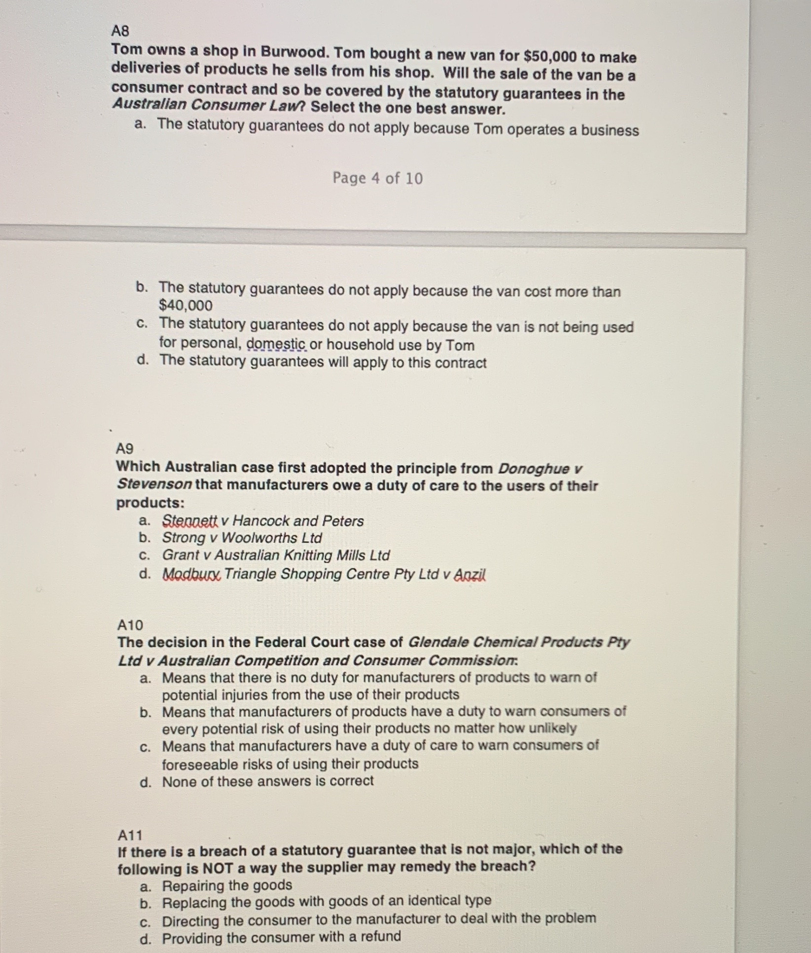 Please help me with this, pick the most correct answer from 4