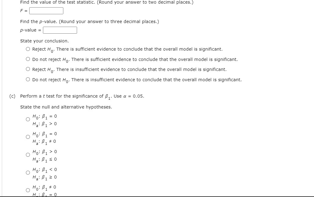variables. O Reject Ho. There is sufficient evidence to conclude that there
