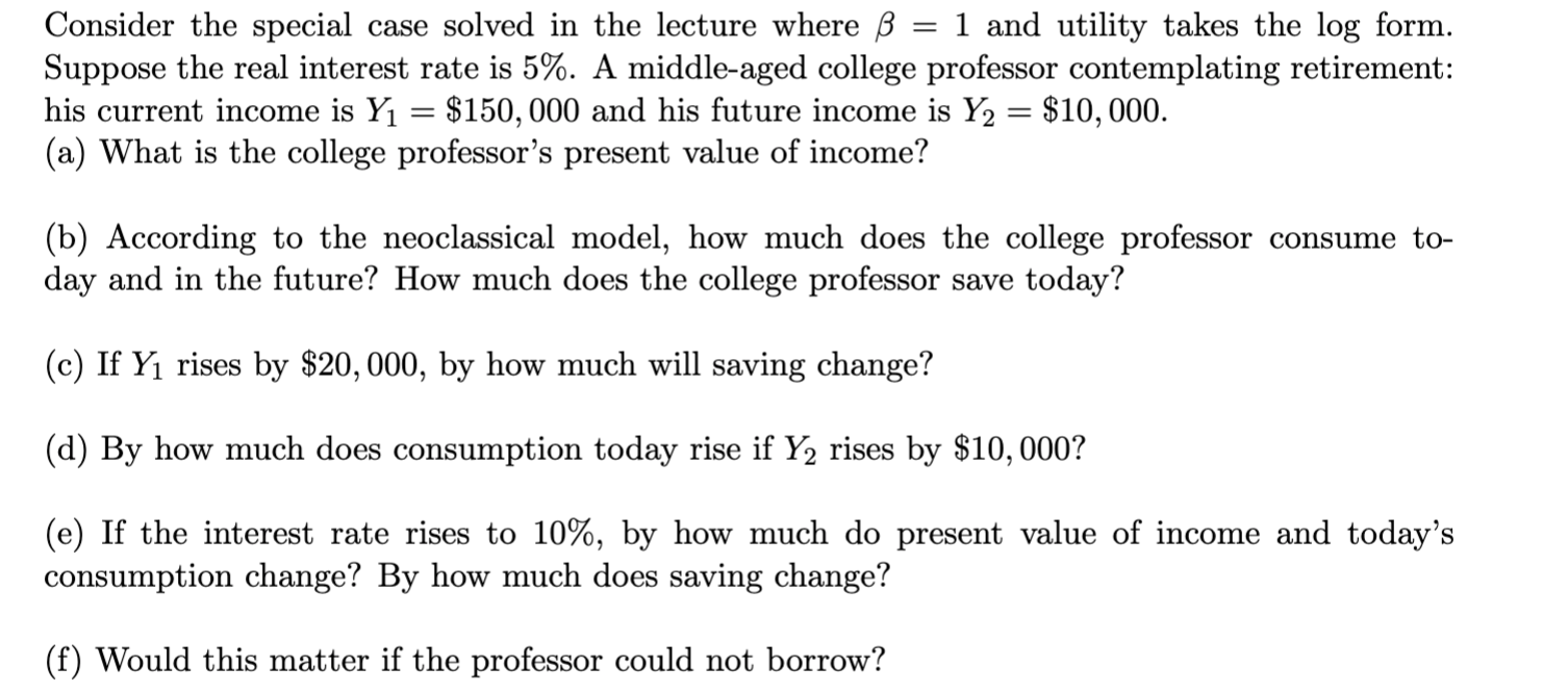 Need help with this Consider the special case solved in the lecture