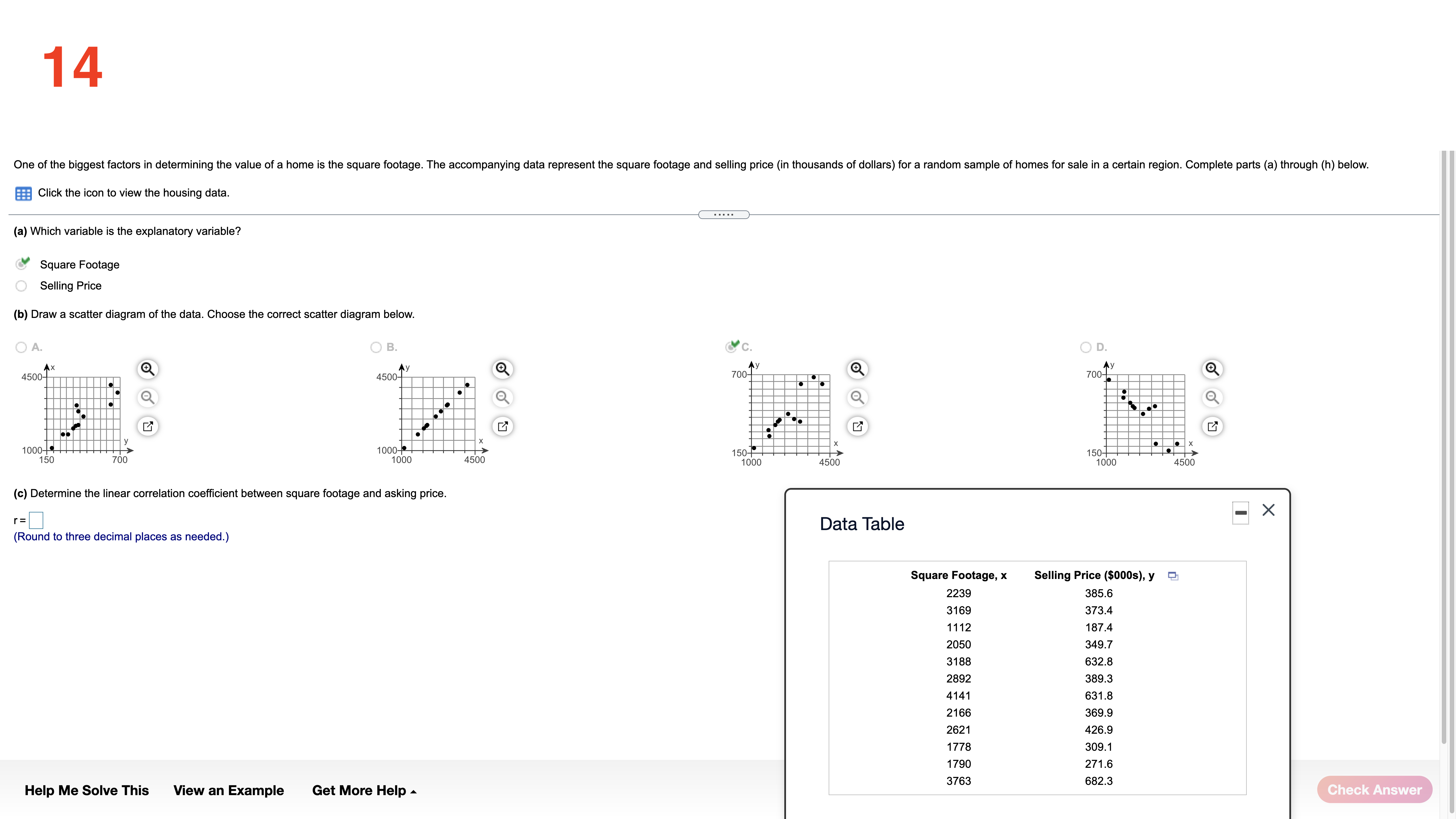 Weight of Plain M and Ms D c. Frequency Q O D.
