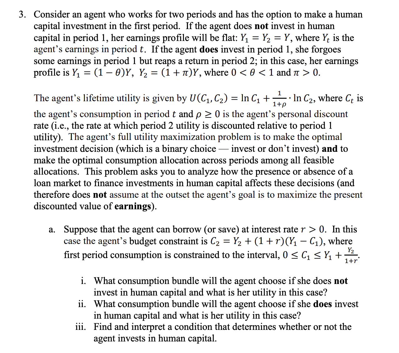 how do i go about solving optimal consumption bundles in this scenario?