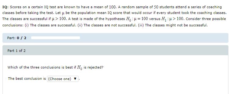 is 1.3. A sample of 85 households is drawn. Part: 0 /