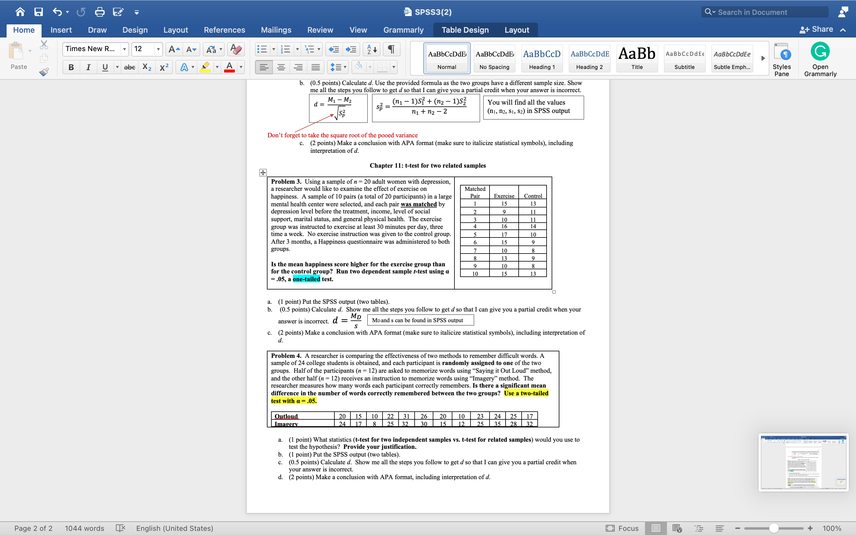 Mailings Review View Grammarly Table Design Layout o+ Share Times New R...