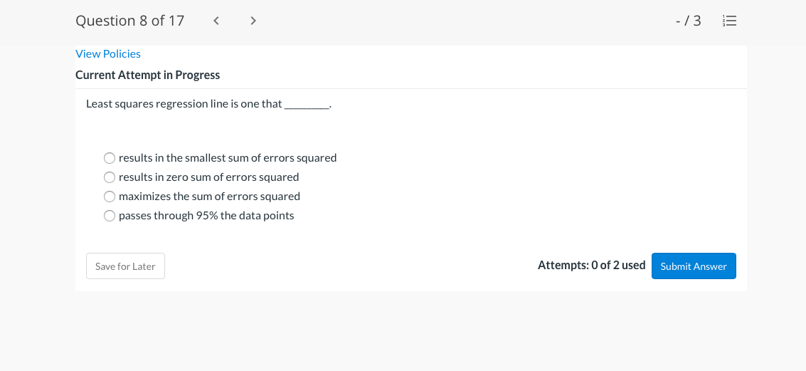 always negative 0 always positive 0 sometimes positive and sometimes negative Save