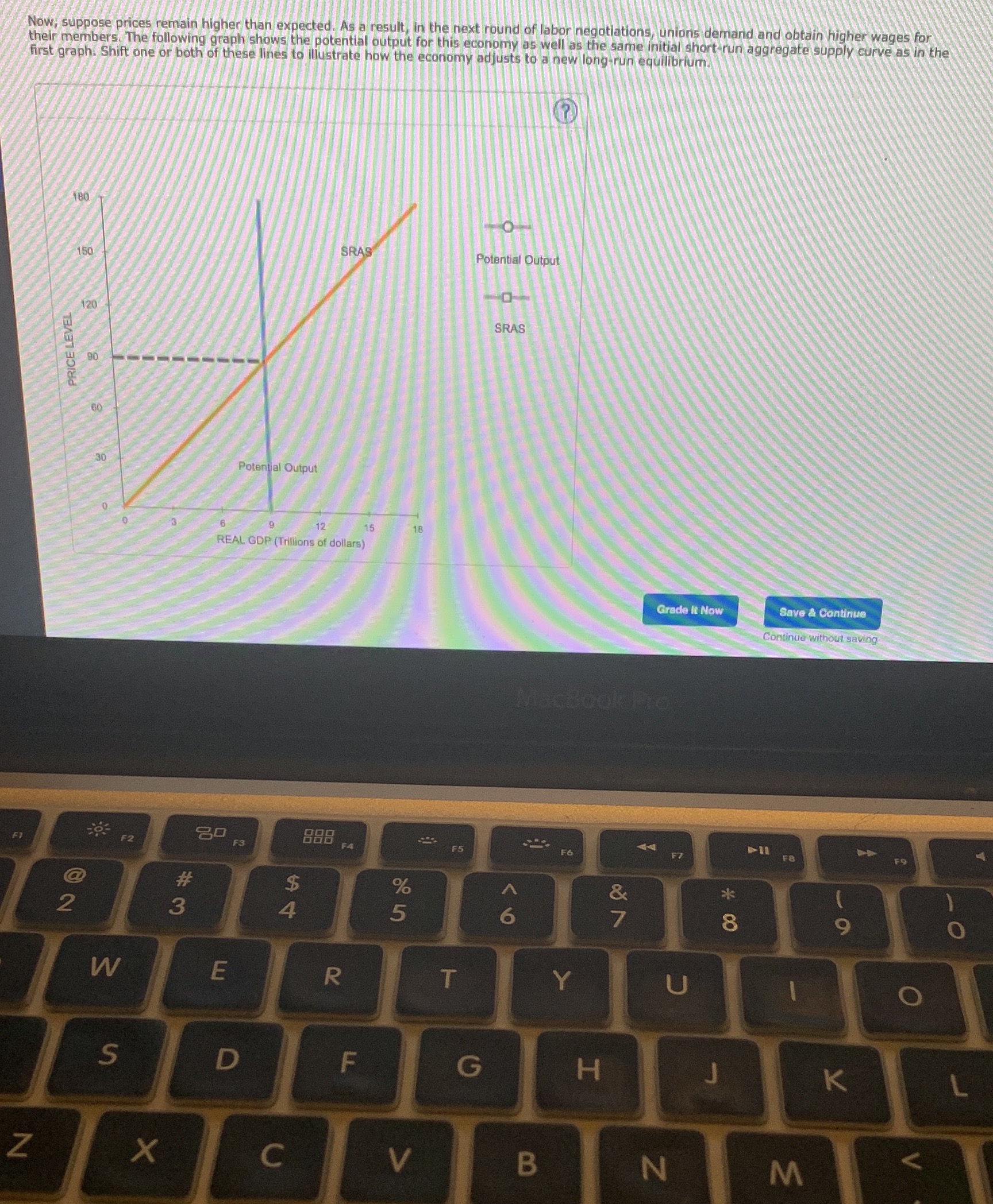 Solve please Now, suppose prices remain higher than expected. As a result,