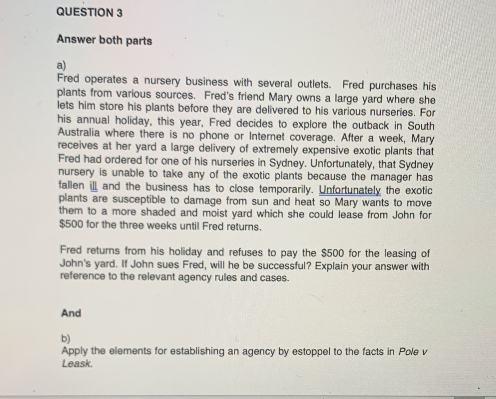 Please provide the answer as the question ask and correctly and do