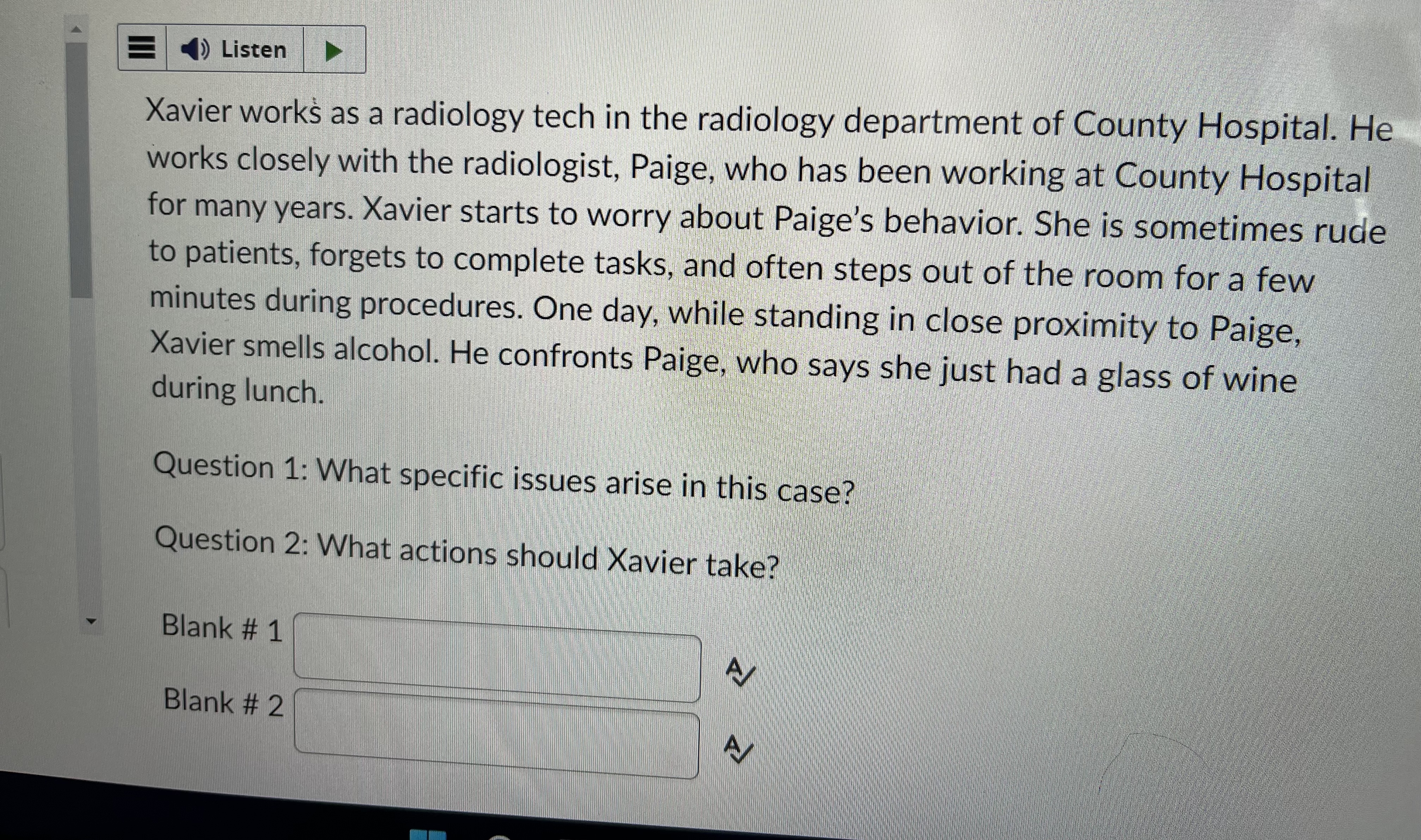 with colon cancer and recently underwent a subtotal colectomy. Given the young