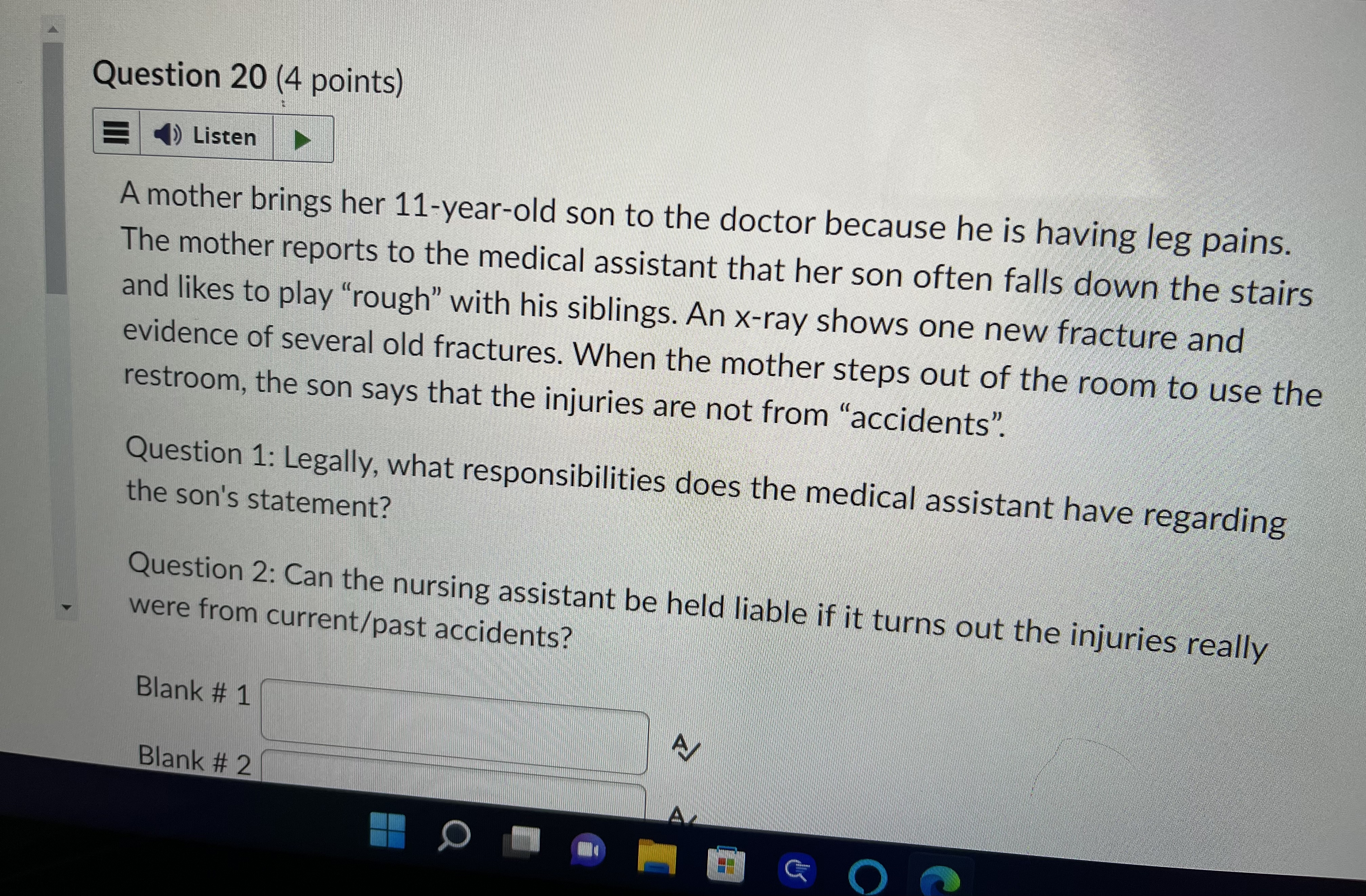 on a screening colonoscopy. The physician shares the patient's concern and believes