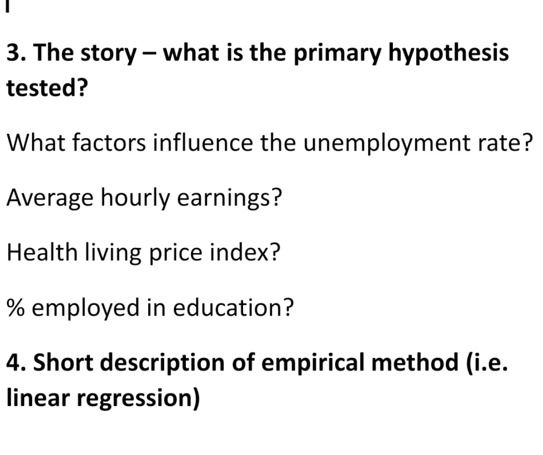 Linear Regression Analysis: data link https://www.mediafire.com/file/hvc7pe48f6u6tnq/File.xlsx/file 3. The story - what is