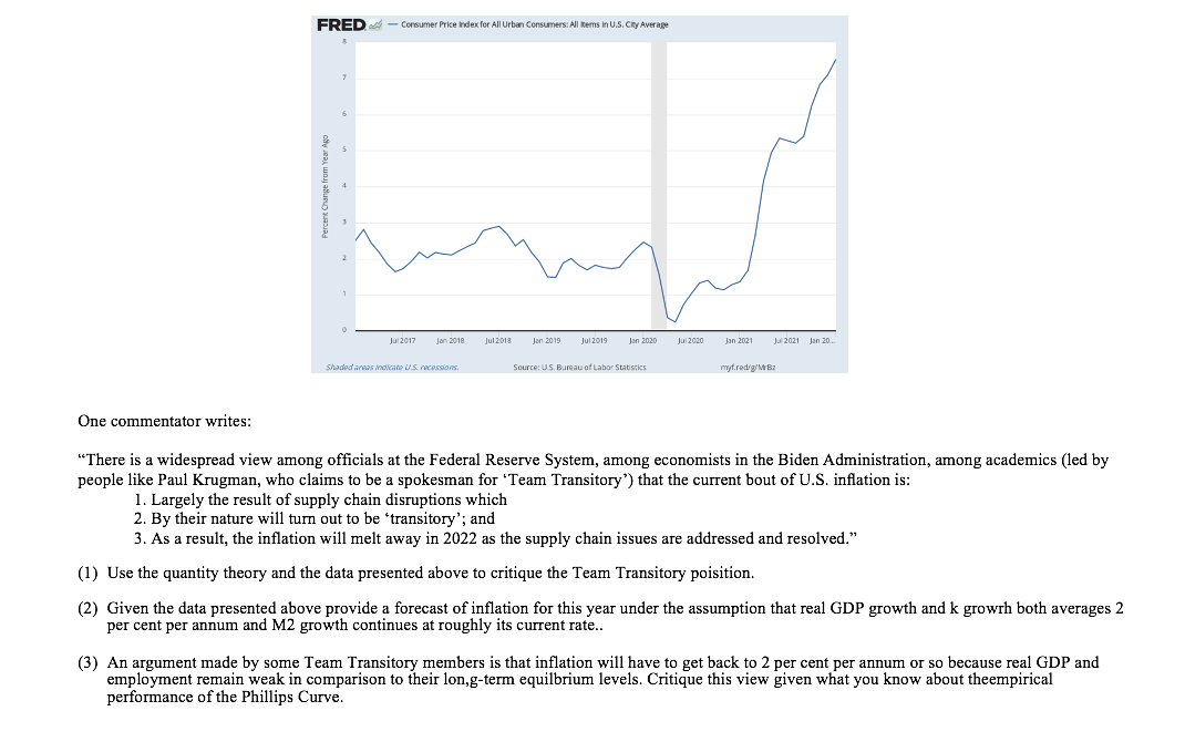 quarterly year-over-year percentage changes for the US over the period 2018:1 to