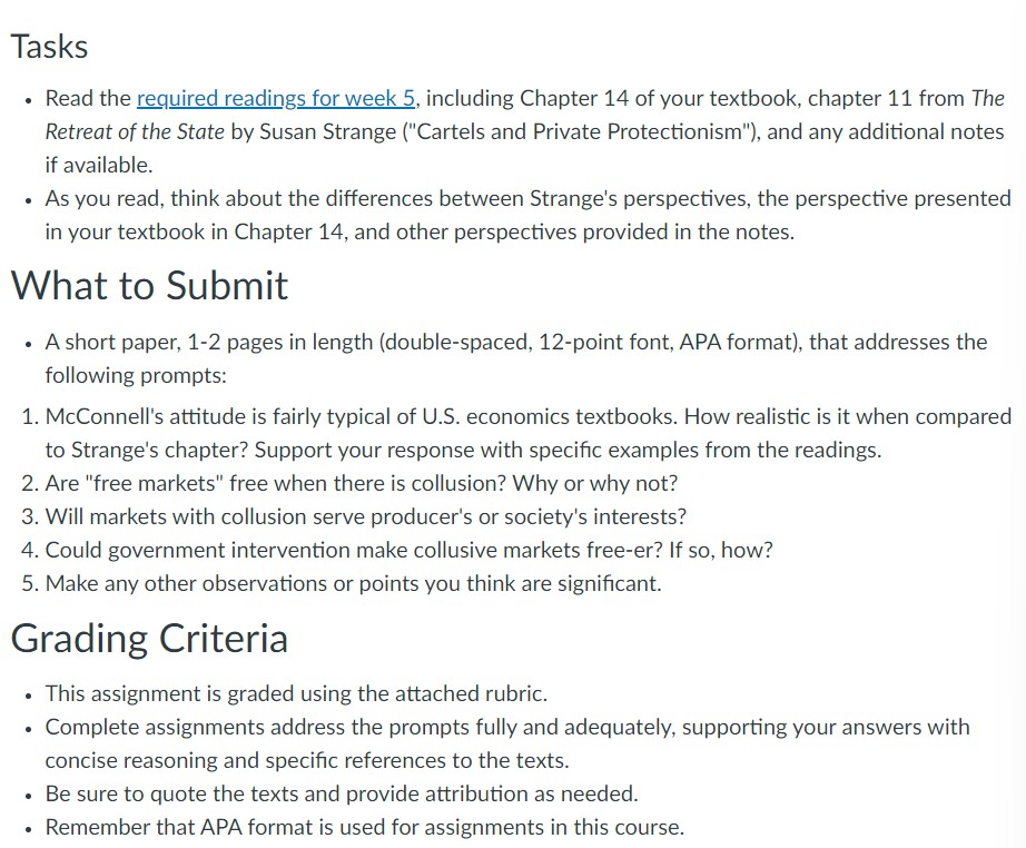 TasksRead the required readings for week 5, including Chapter 14 of your