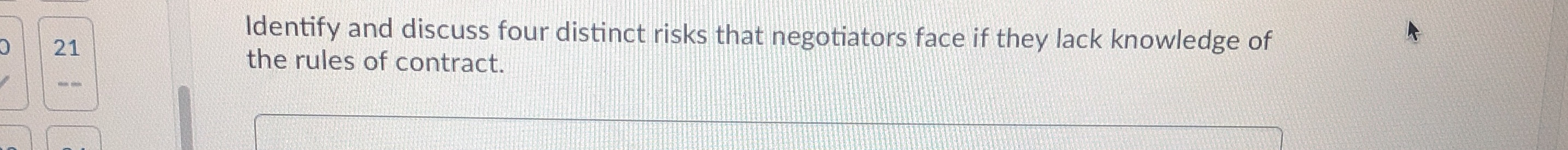 Please help me to solve this problem 21 Identify and discuss four