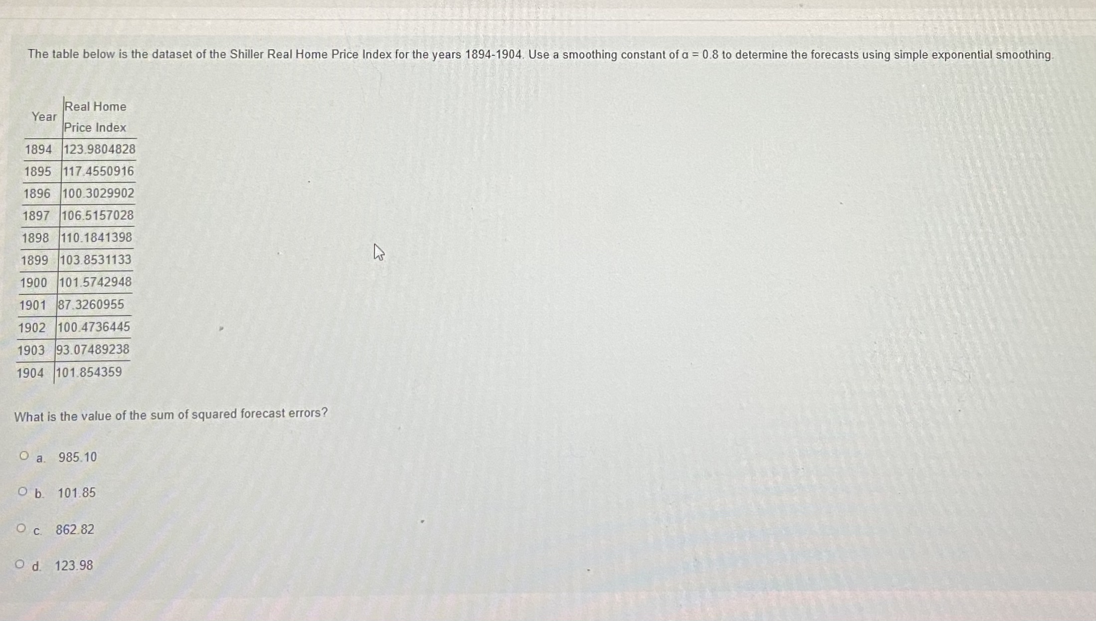 Hello, I would like the answer to this question please. The table