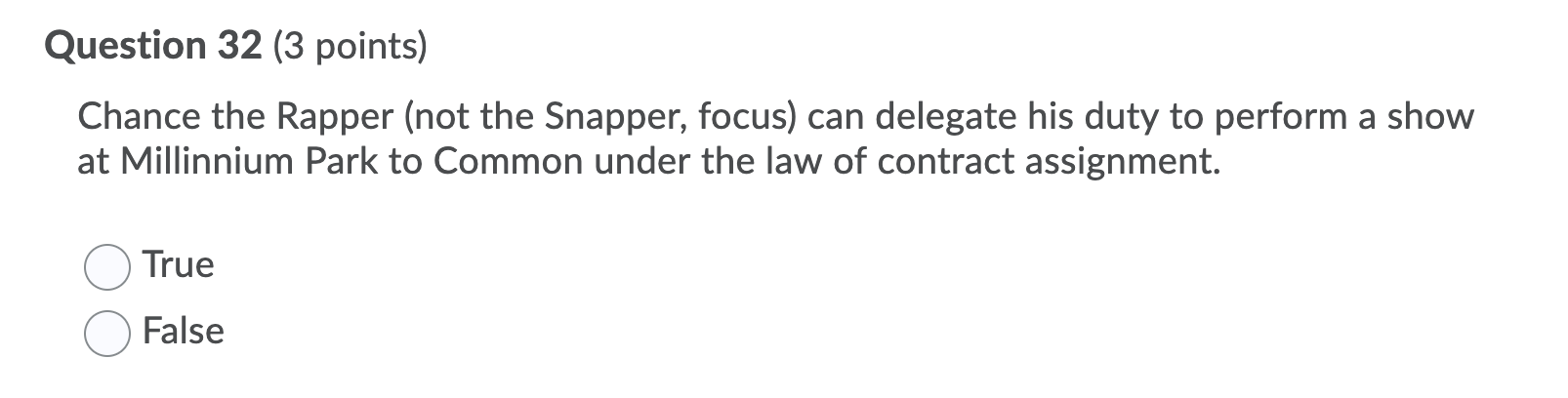 Help me answer this question by choosing TRUE or FALSE. This question