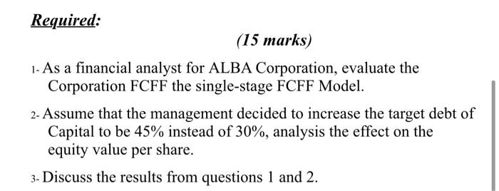 Corporation for the year ended 2019. ALBA Bahrain Corporation 2019 Current Free