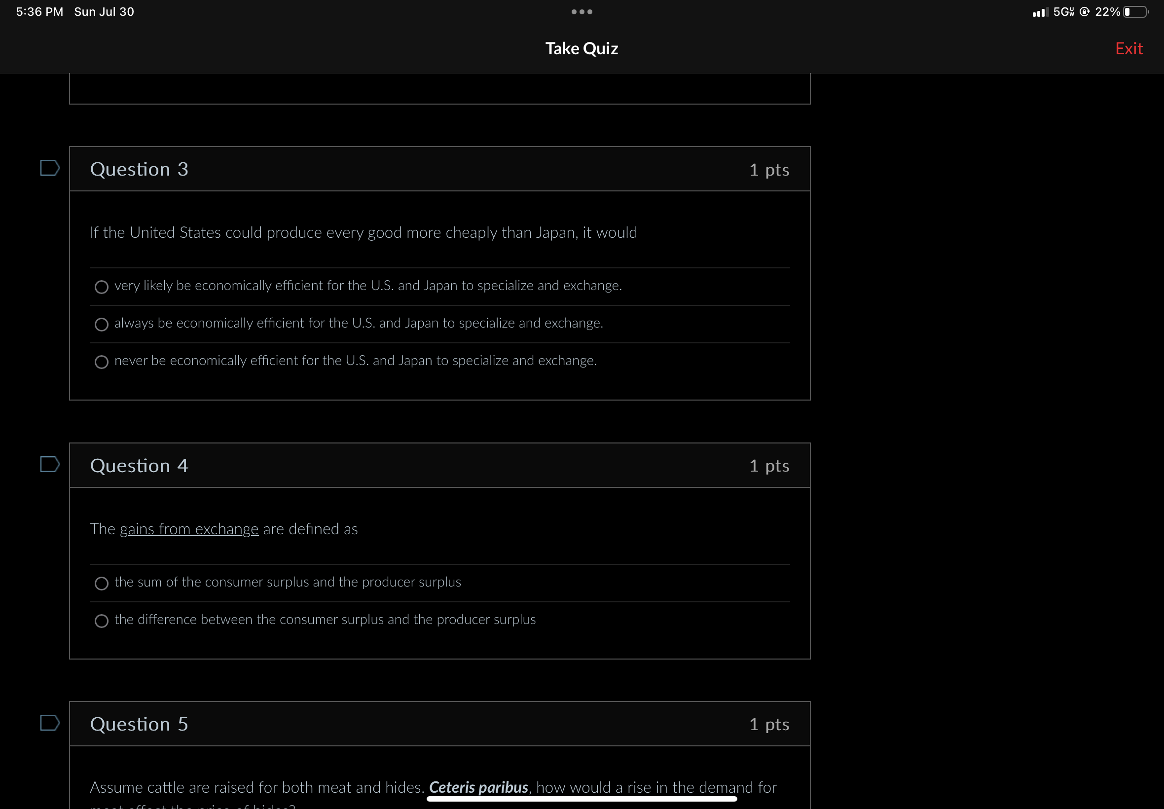 that the Latin ph You started this quiz near when it was