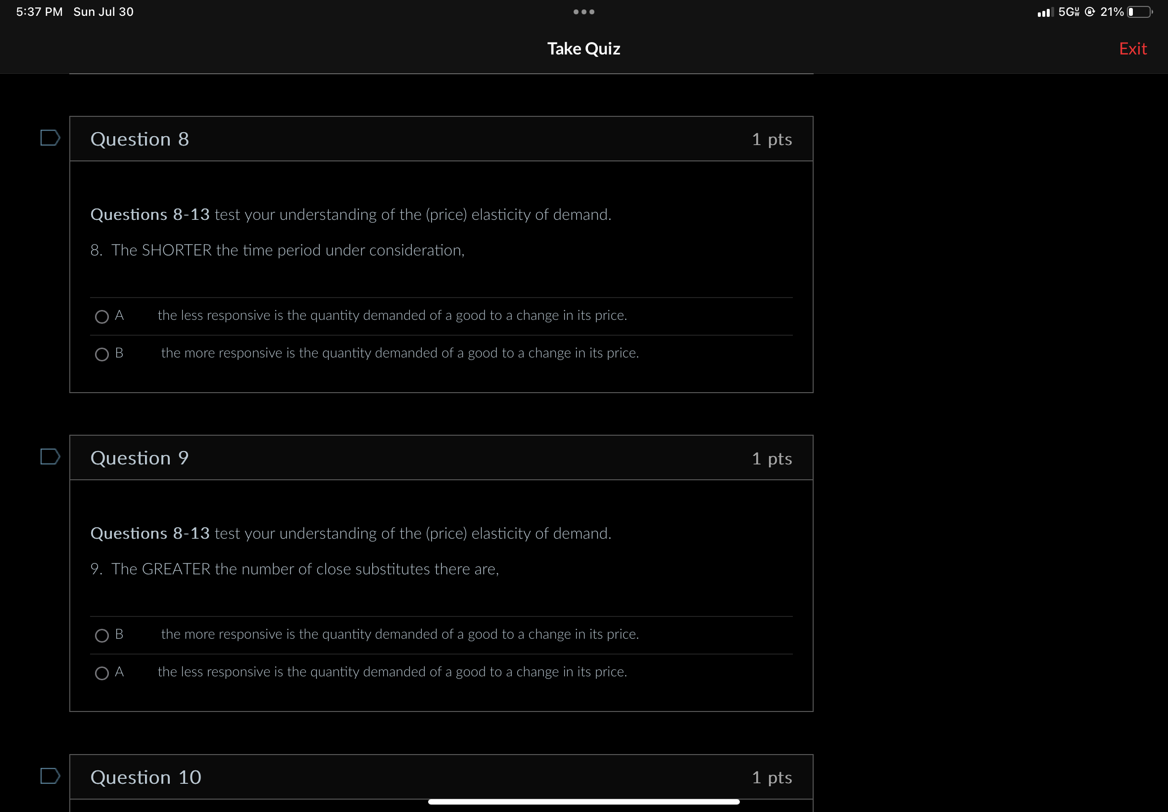 of working age O more rapid obsolescence of capital equipment and structures