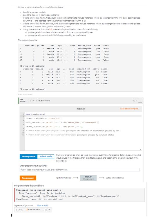 I keep getting an error message when I type out the commands,