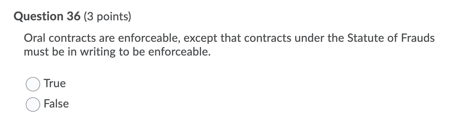 Help me answer this question by choosing TRUE or FALSE. This question