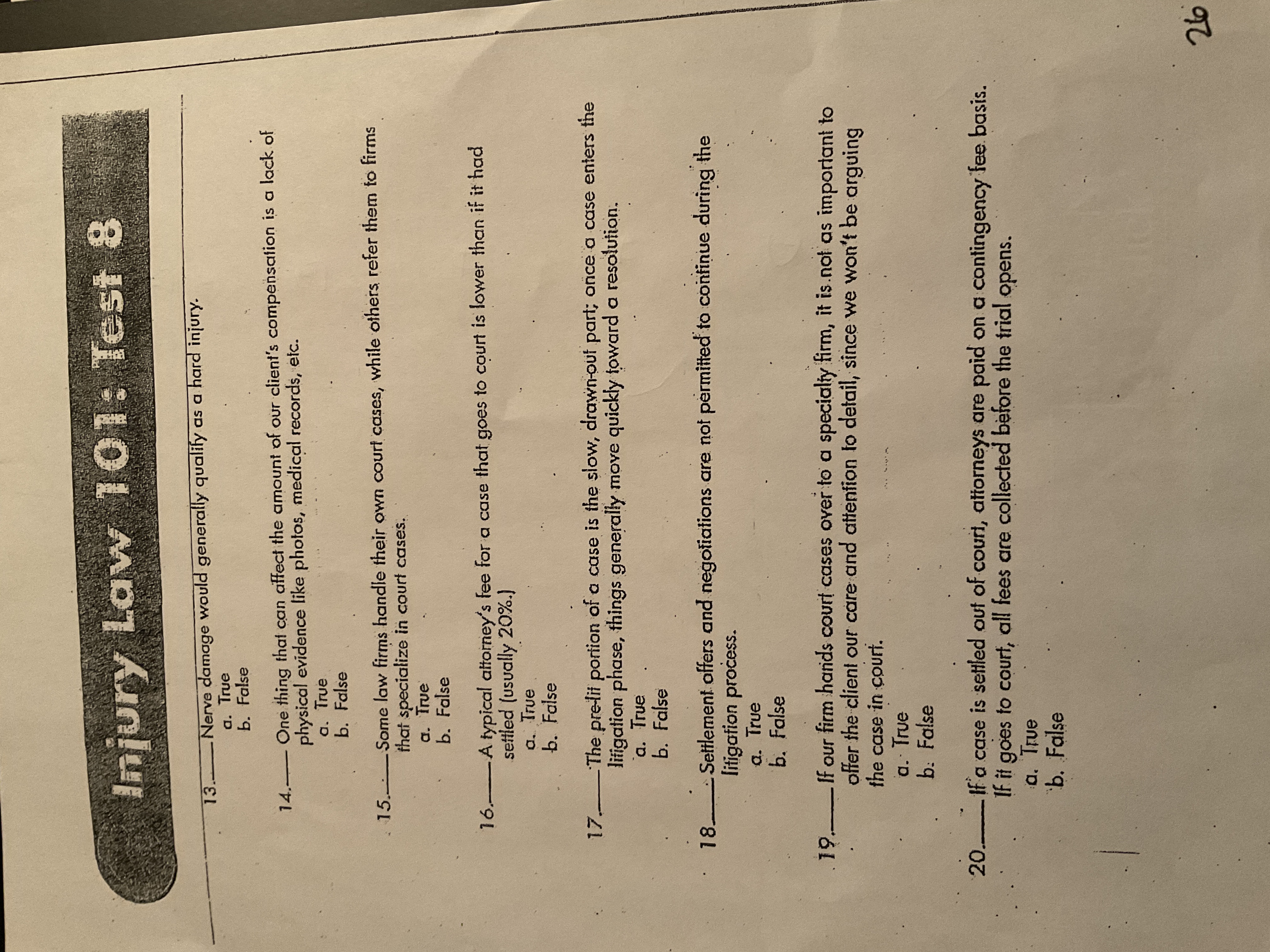 False (10 Questions) 11_Insurance companies use formulas and rating systems to evaluate