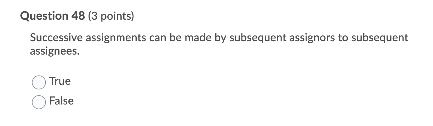 Help me answer this question by choosing TRUE or FALSE. This question