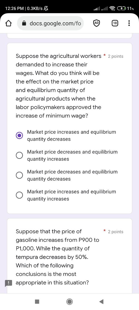 2: Markets and Welfare The market forces of supply and demand Elasticity