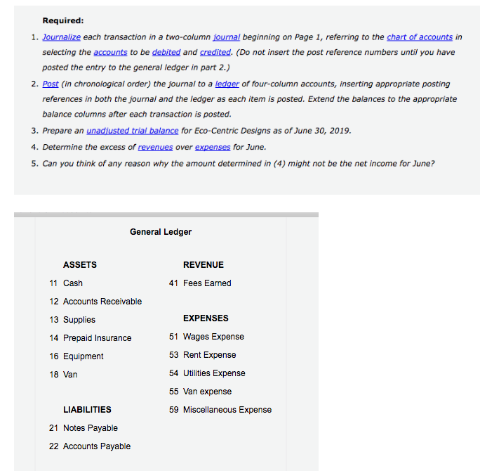 Answer #4 only please Required: 1. Journalize each transaction in a two-column