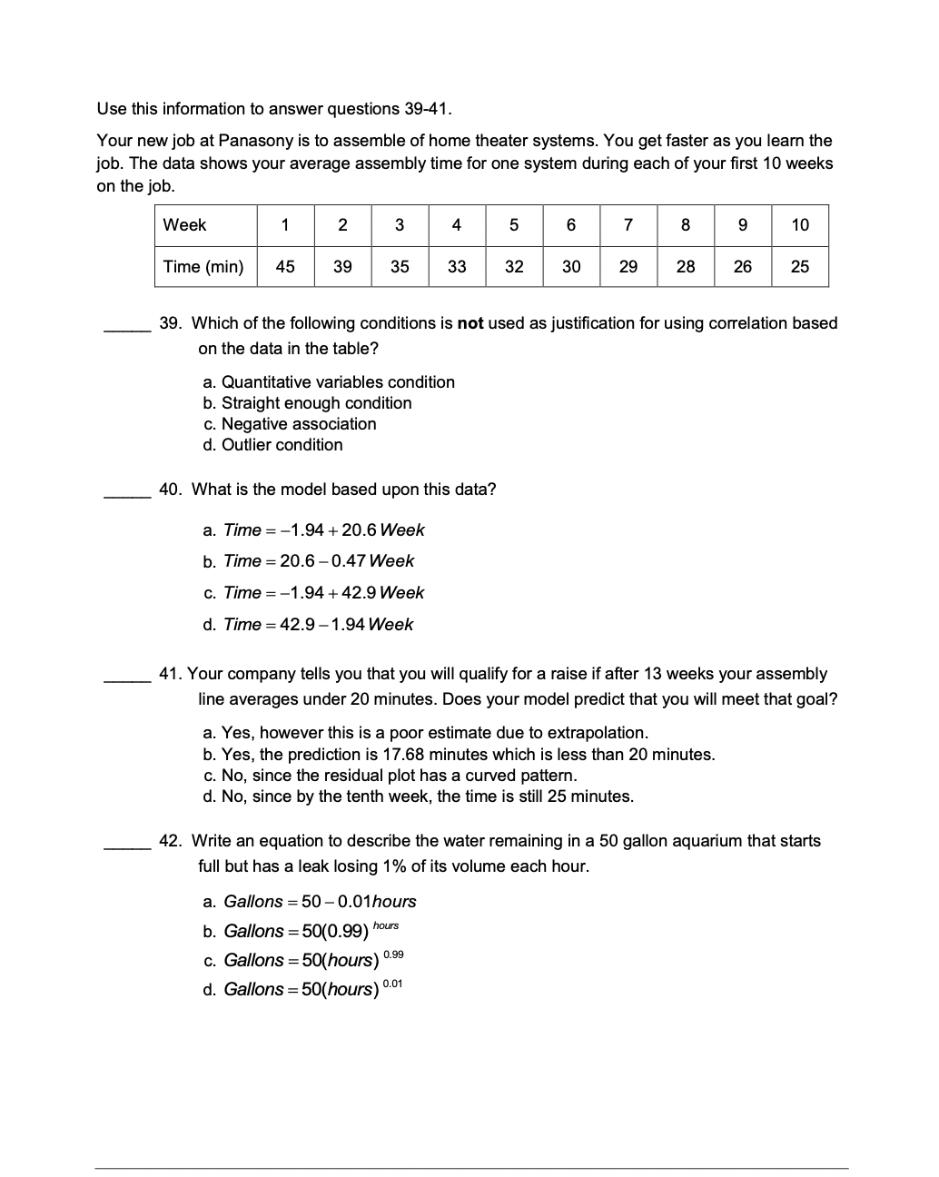 (United Nations database) is given in the data table below. Find an
