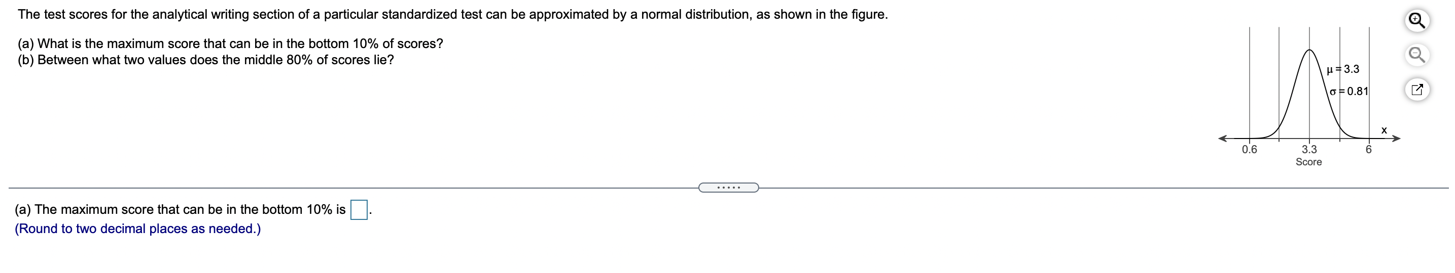 a mean of 68.8 inches and a standard deviation of 2.0 inches.