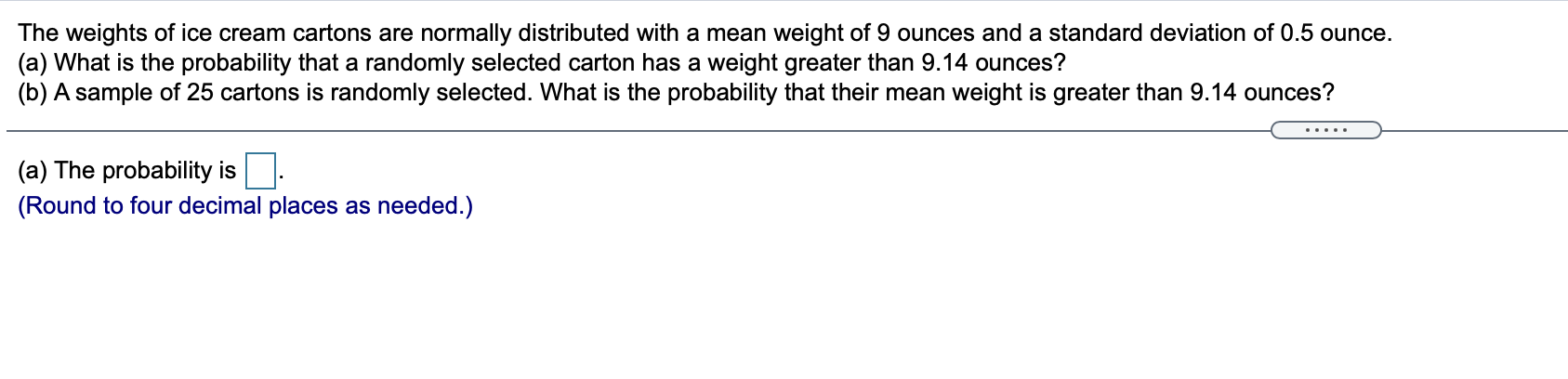 a diameter of 3 inches. The standard deviation of the process is