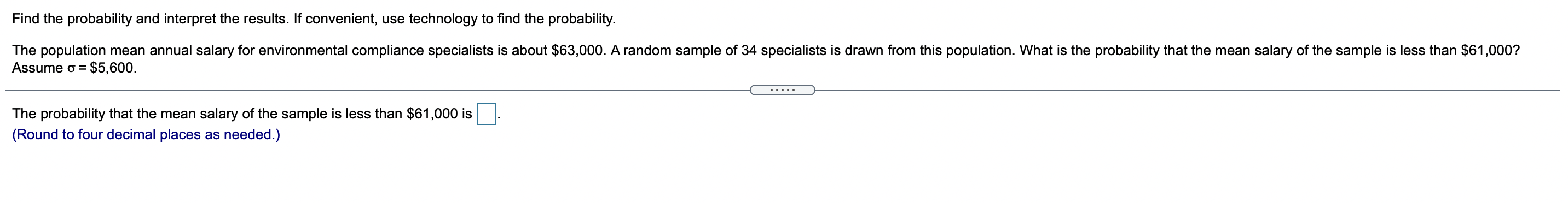 drawn at the mean, u, p126, and at pt 36. Determine if