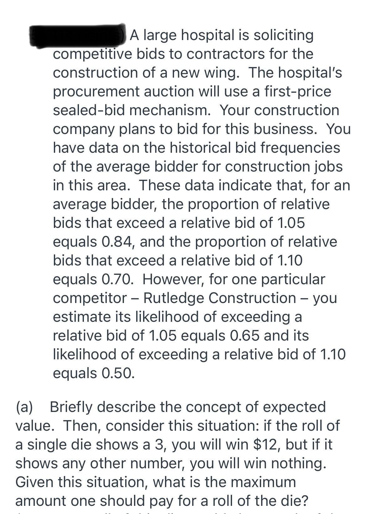 what is the maximum amount one should pay for a roll of