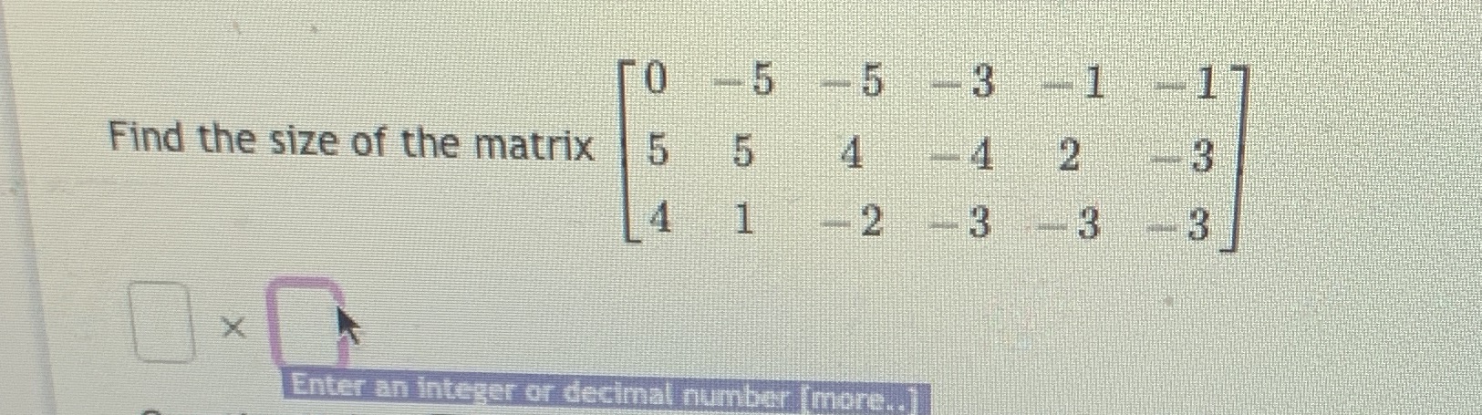 Explained it please ! 0 -5 -5 -3 -1 -1 Find the