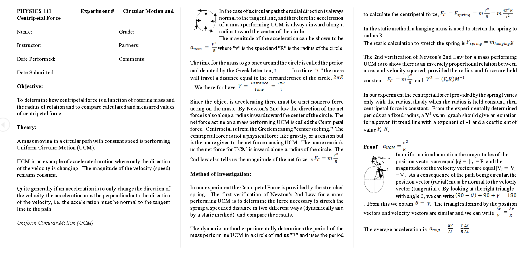 not be able to compare t 1. Which section of the lab