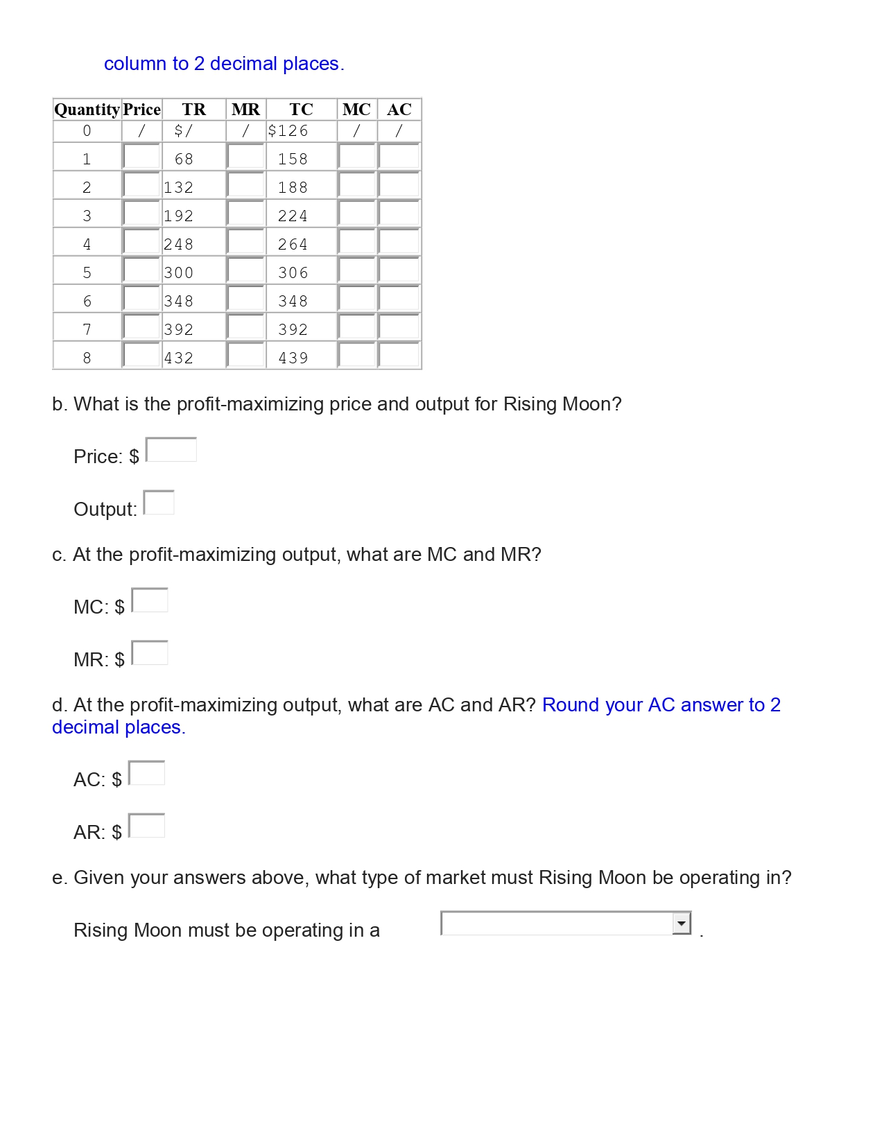 10 20 30 4O 50 60 70 80 90 Quantity per period