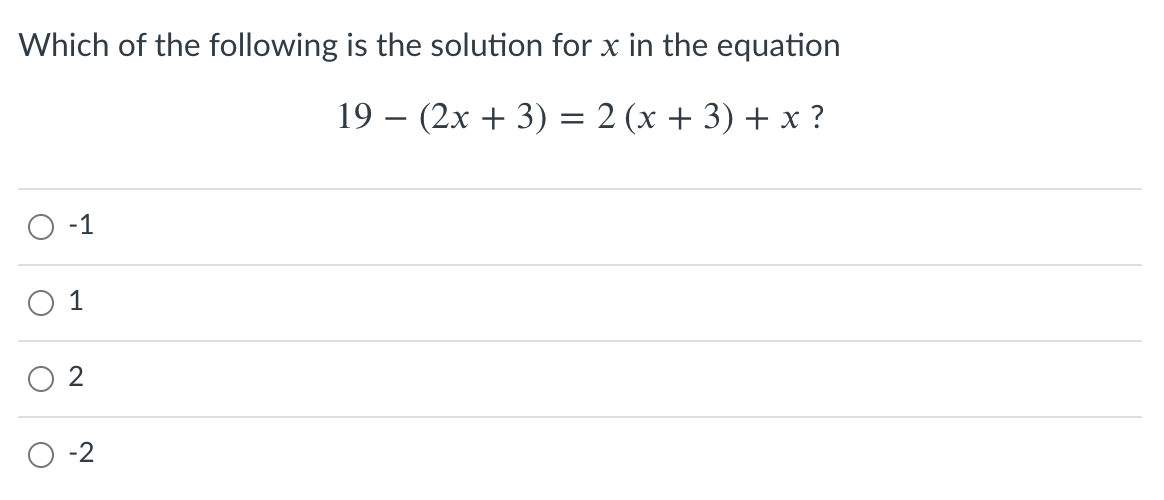 correct algebraic translation of the phrase shown below? five less than the