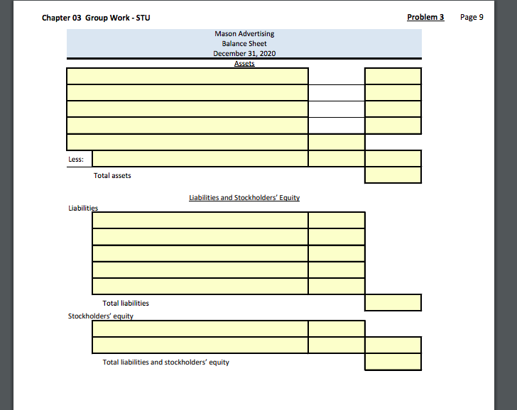 Prepaid Insurance Equipment Accum. Depr. - Equip. Accounts Payable Interest Payable Note