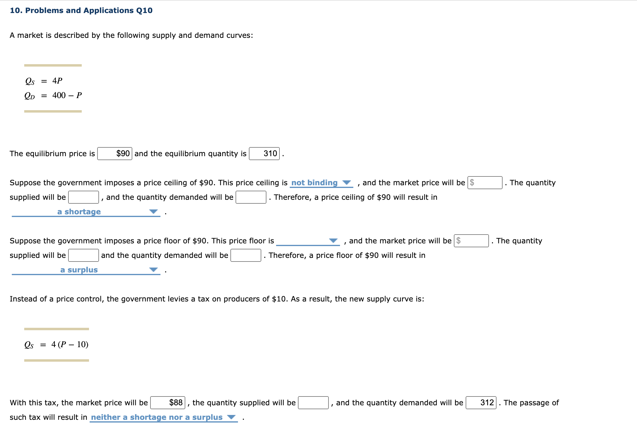 supplied at the same price floor. EN \\3/ 10 -- O 9