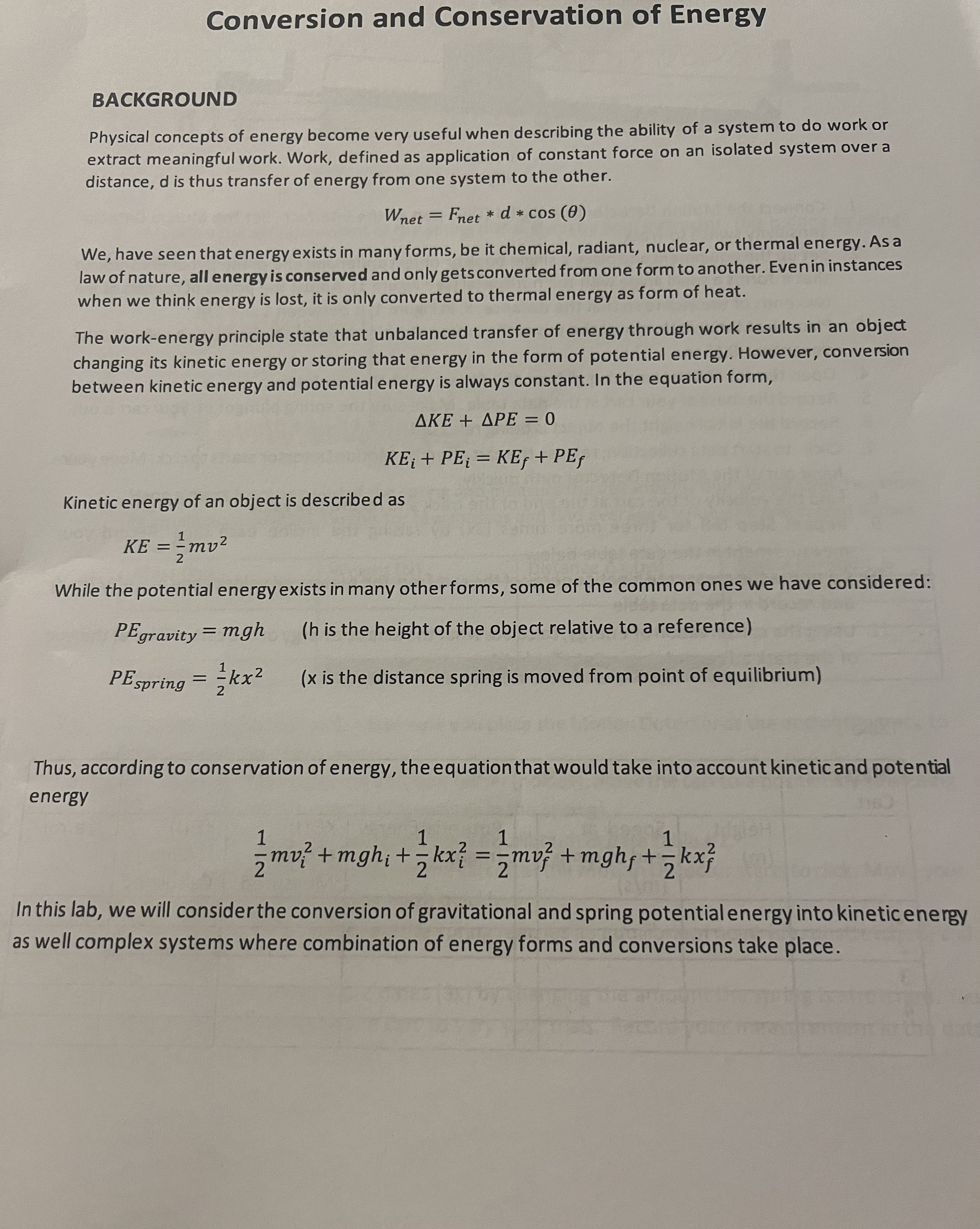 forms a small angle with the horizontal (see Figure 1). Adjust the