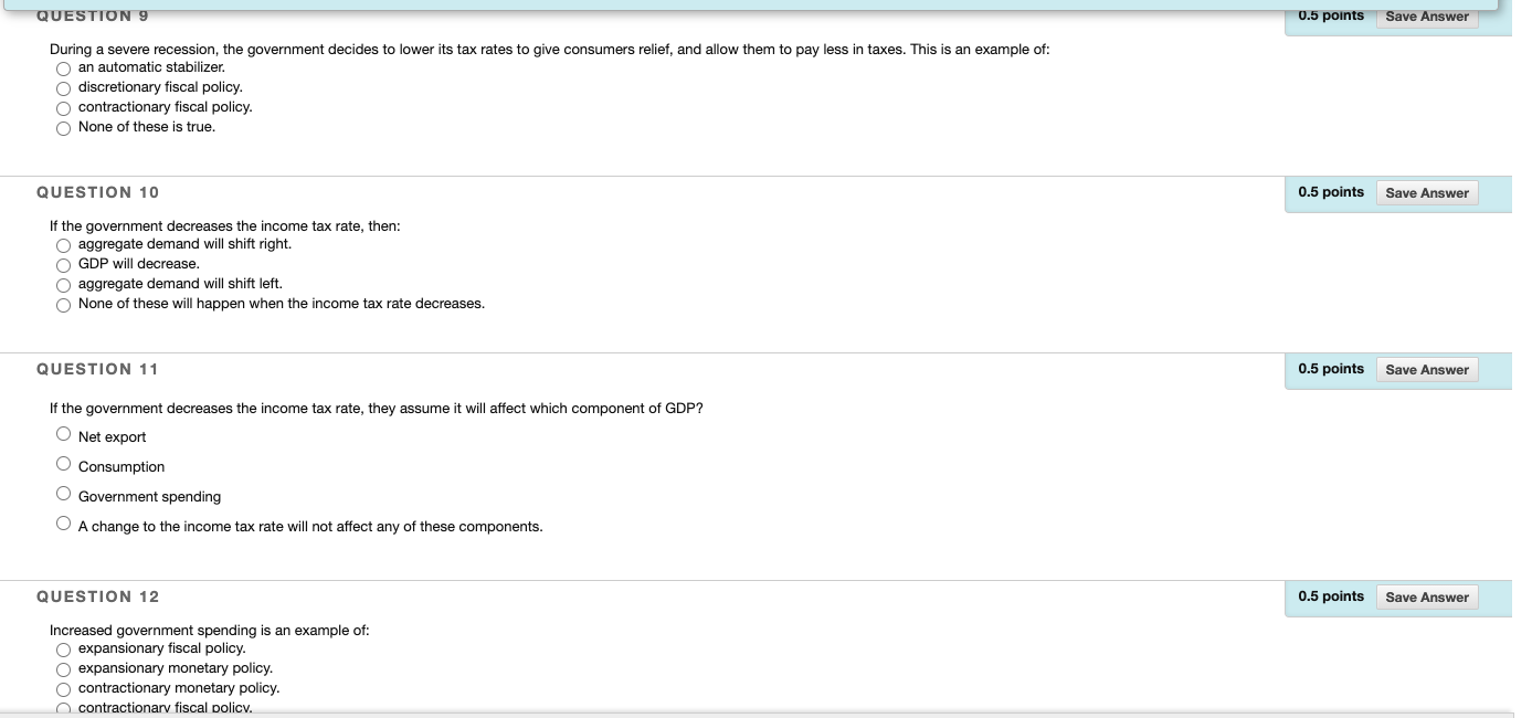 and the government pays less out in food assistance. increased tax revenues